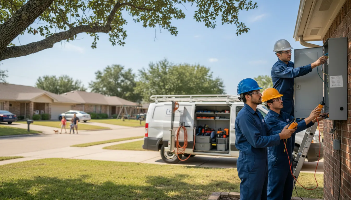 Certified electrician providing emergency electrical services in Louisville, MS